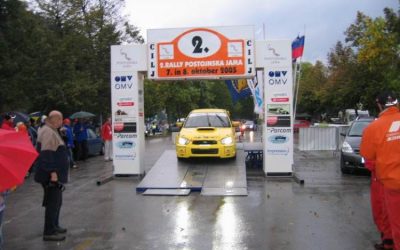 Rally Postojnska jama 2005 – uspeh za naši posadki