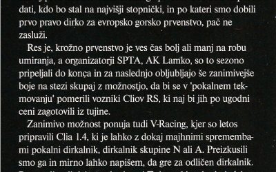 Iz slovenskega avtomobilističnega tiska