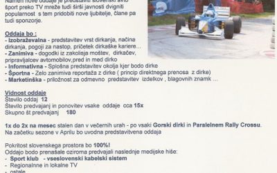 Slovenski avto šport na TV ©port klub